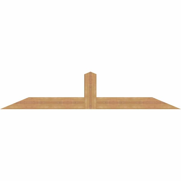 Ekena Millwork Portland Smooth Timber Gable Bracket, Western Red Cedar, 84"W x 17"H x 3 1/2"D x 5 1/2"F, 5/12 Pitch GBW084X17X0406POR00SWR - main